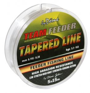 Fir Inaintas - By Dome Team Feeder - Fir Conic Tapered Leader 0,195mm-0,28mm / 5x15m