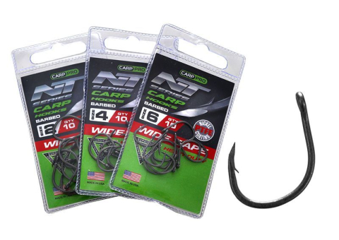 Carlige - Carp Pro - Carlige Wide Gape Heavy Duty NT Series Nr.4, 10buc/plic