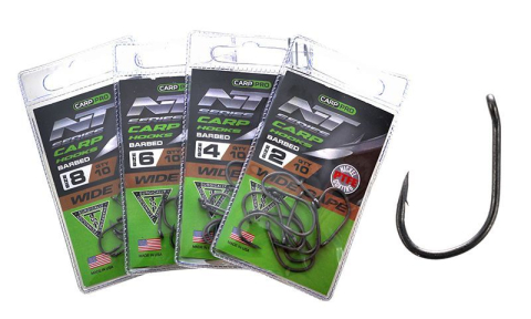 Carlige - Carp Pro - Carlige Wide Gape NT Series Nr.4, 10buc/plic