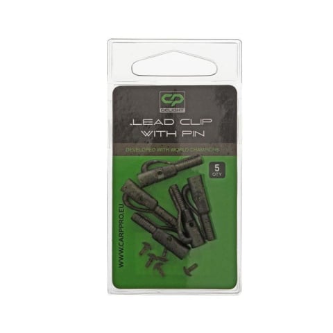 Accesorii - Carp Pro - Clips Plumb Pierdut Delight Lead Clip With Pin Camo