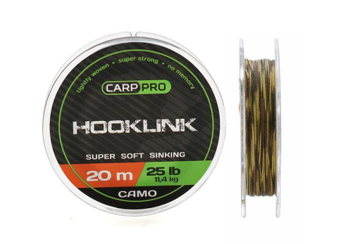Fire - Carp Pro - Fir Textil Coated Hooklink Camo 15m / 15lb