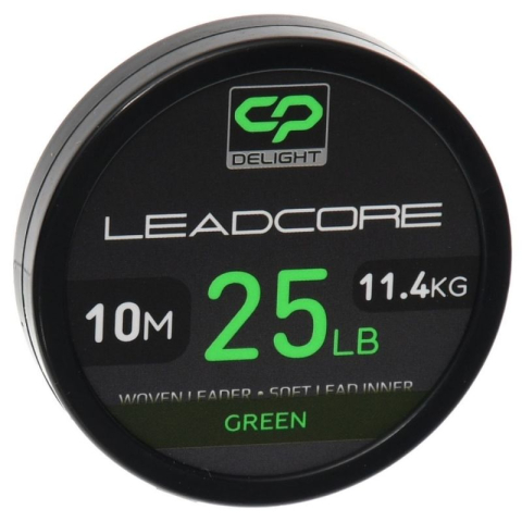 Fire Leadcore&Textil - Carp Pro - Fir Textil Delight Leadcore Green 10m / 25lb