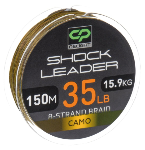 Fire Leadcore&Textil - Carp Pro - Fir Textil Delight Shock Leader X8 Camo 150m / 35lb / 15,9kg