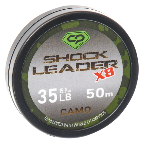 Fire Leadcore&Textil - Carp Pro - Fir Textil Diamond Shock Leader X8 Camo 50m / 35lb / 15,9kg