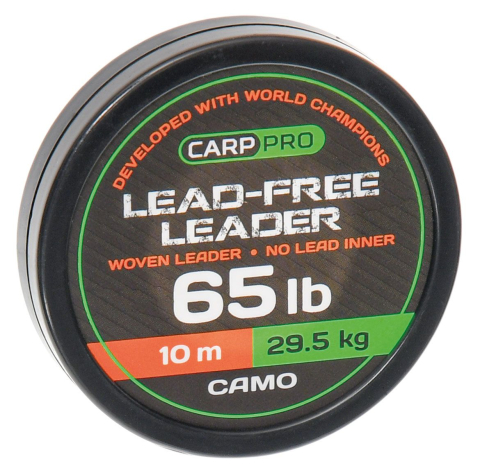 Fire Leadcore&Textil - Carp Pro - Fir Textil Lead-Free Leader Camo 10m / 65lb