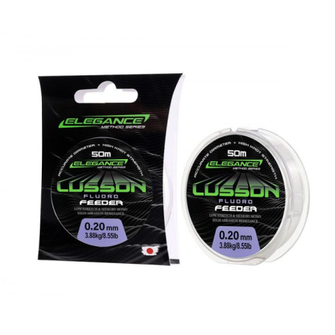 Fir Fluorocarbon - Elegance Method - Fir Fluorocarbon Lusson Fluoro Feeder, 0,20mm / 50m