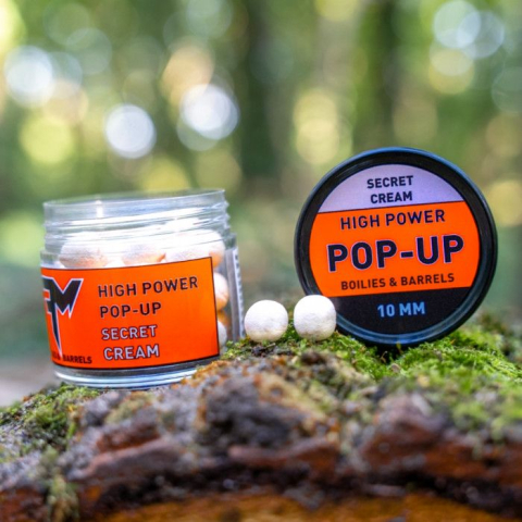 Pop-up - Feedermania - High Power Pop-Up Boilies & Barrels - Secret Cream