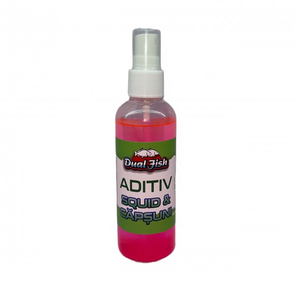 Aditiv Atractant Spray Squid & Căpșuni 100ml Dual Fish [1]
