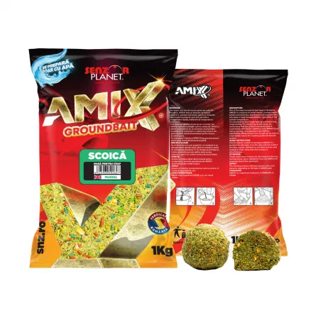Amix Scoică 1kg – Nadă Verde cu Aromă Naturală Puternică [1]