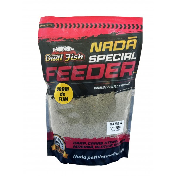 Boom de Fum Feeder Râme & Viermi – 1kg Dual Fish [1]