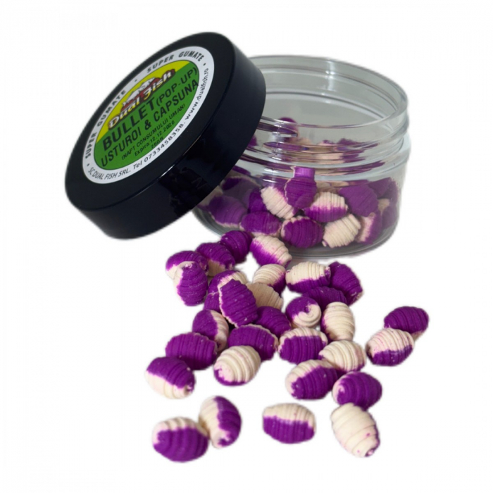 Bullet Wafters Usturoi & Căpșună 10mm Dual Fish [1]