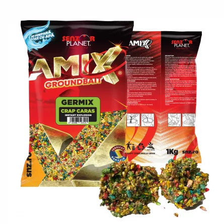 Germix Crap Caraș 1kg – Nadă Grunjoasă Gata de Acțiune [1]
