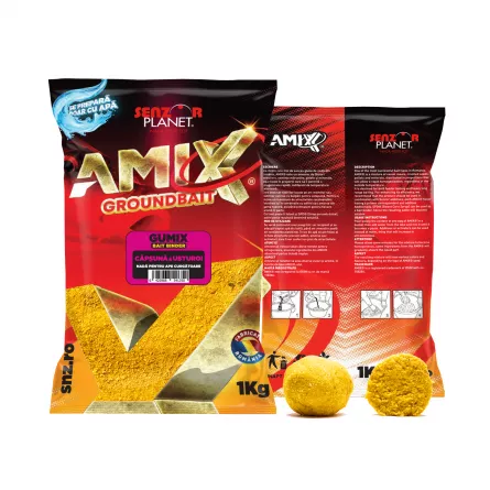 Gumix Căpșună & Usturoi 1kg – Nadă Tare cu Aromă Contrastantă [1]