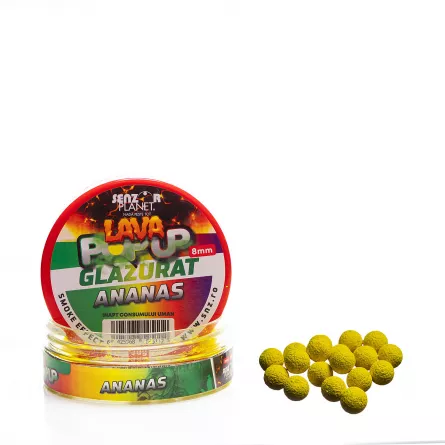 Lava Pop-Up Ananas 8mm – Glazură Activă și Nor Fluorescent [1]