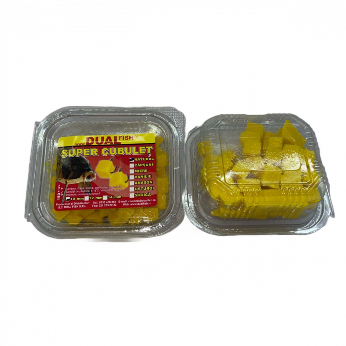 Mămăligă Cubuleț Natur 10mm – Momeală discretă pentru caras [1]