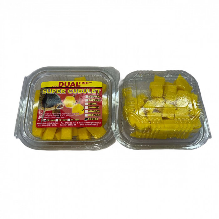 Mămăligă Cubuleț Scoică 10mm – Momeală salină pentru caras [1]