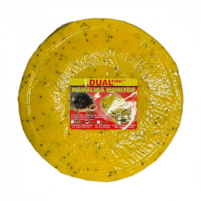 Mămăligă Momitor Cânepă 1kg – Eficientă, naturală, Dual Fish [1]