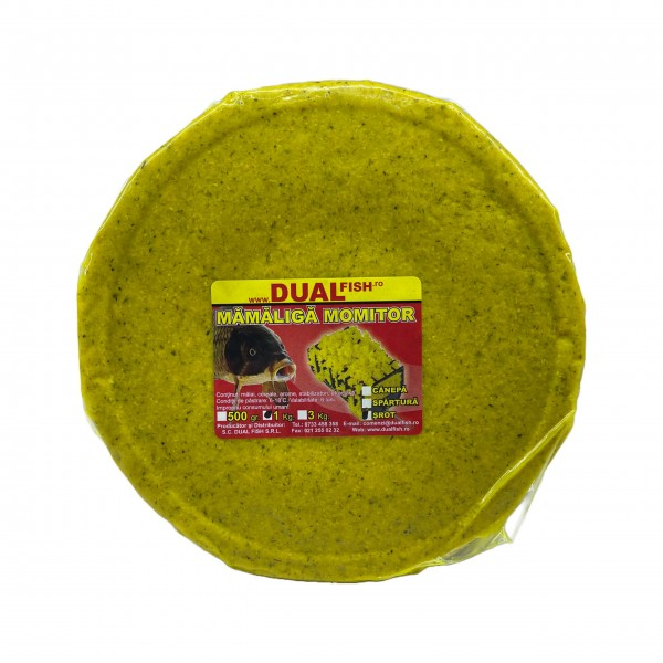 Mămăligă Momitor Șrot 1kg – Atractivitate ridicată Dual Fish [1]