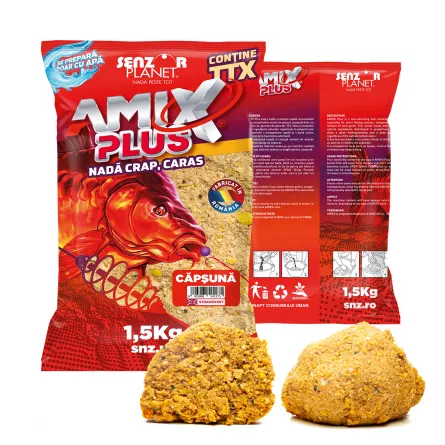 Nada AMIX® Plus Căpșună 1.5kg – Atracție instant pentru pescuit eficient [1]