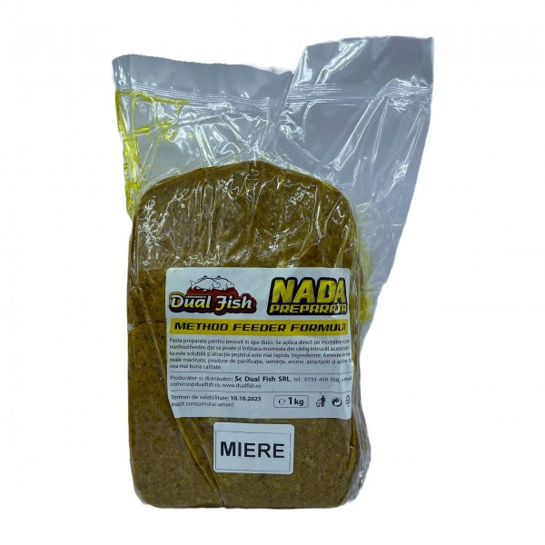 Nada Method Feeder Pastă – Miere 1Kg Dual Fish [1]