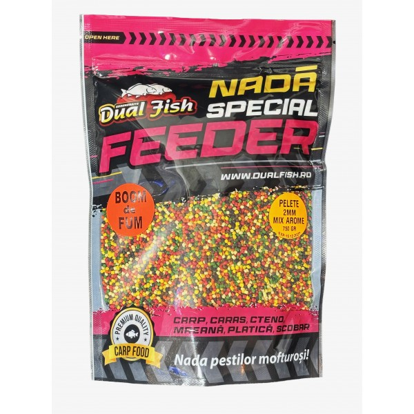 Pelete Boom Fum 2mm Mix Arome 750g Dual Fish [1]