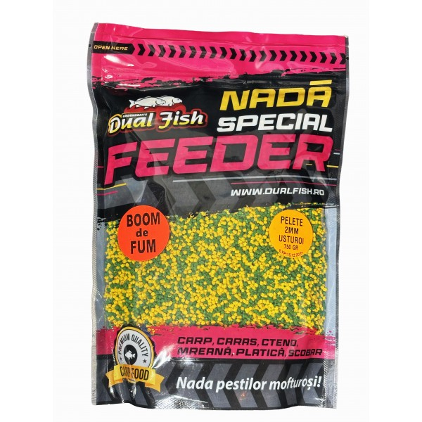 Pelete Boom Fum 2mm Usturoi 750g Dual Fish [1]