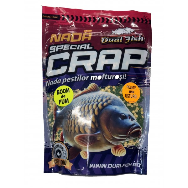 Pelete Boom Fum 4mm Usturoi 750g Dual Fish [1]