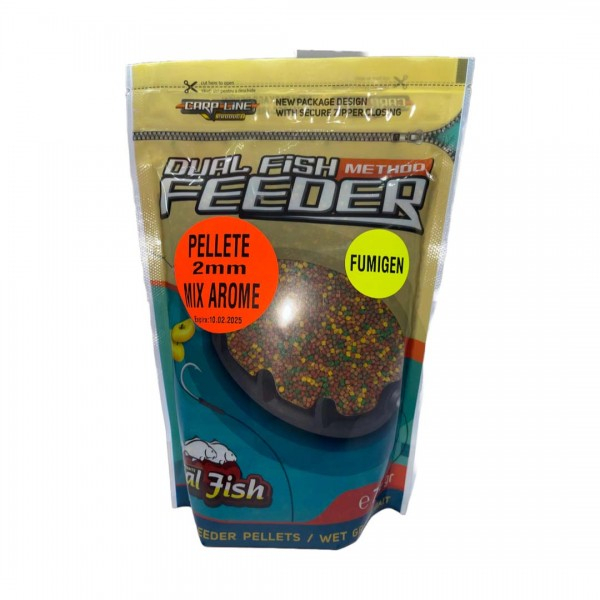 Pelete Feeder Fumigen 2mm Mix Arome 750g Dual Fish [1]