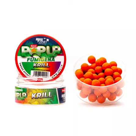 Pop-Up Fumigenă Krill 6mm – Proteine Marine și Nor Vizibil [1]