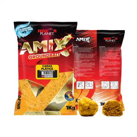 Produse - Amix Caras Plătică 1kg – Nadă Galbenă cu Randament Mare