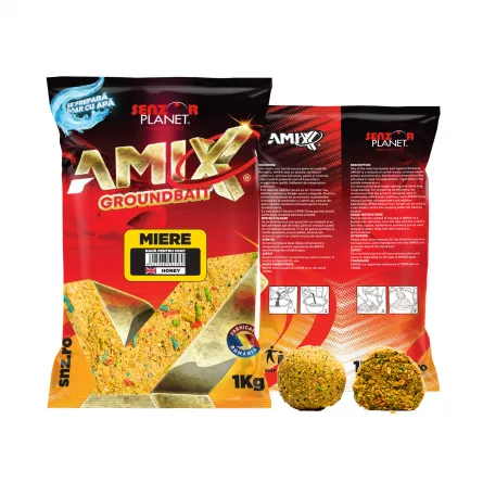 Produse - Amix Miere 1kg – Nadă Dulce, Galbenă, cu Atractivitate Ridicată