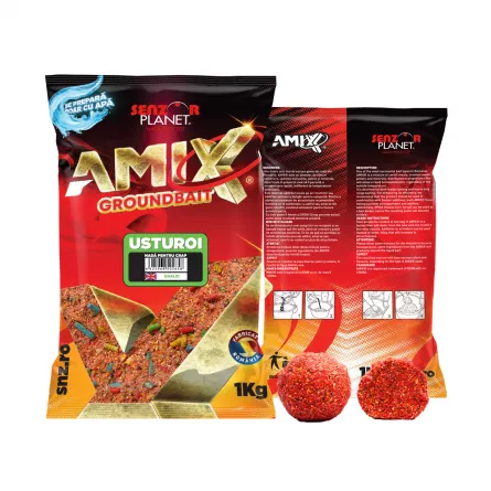 Produse - Amix Usturoi 1kg – Nadă Roșie cu Aromă Intensă și Rapidă