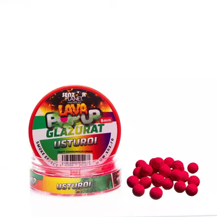Produse - Lava Pop-Up Glazurat Usturoi 8mm – Nor Fluorescent și Glazură Activă