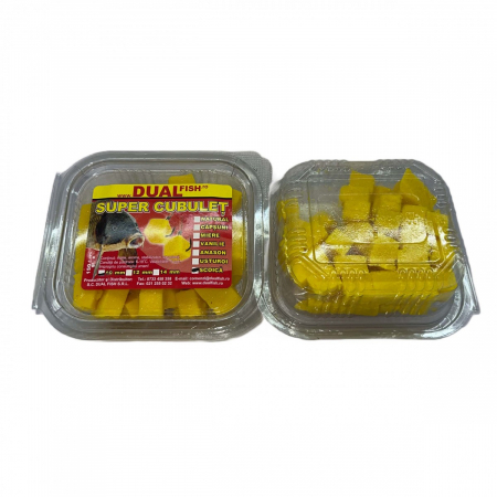 Produse - Mămăligă Cubuleț Scoică 10mm – Momeală salină pentru caras