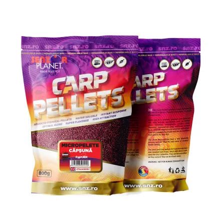 Produse - Micropelete 2mm Căpșună – Solubile & dulci 800g