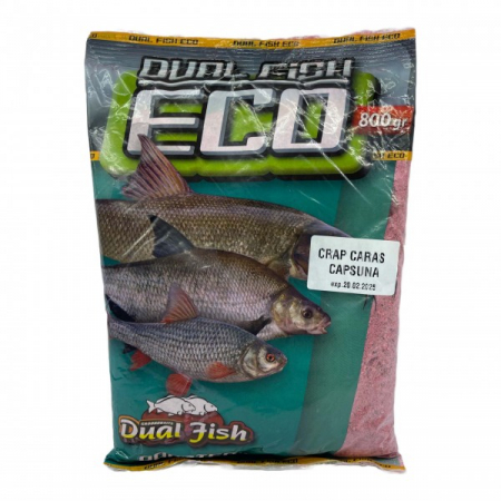 Produse - Nada ECO Crap Caras Căpșuni – 800g Dual Fish