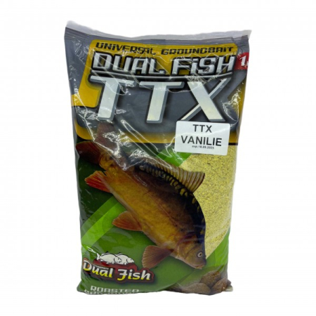 Produse - Nada TTX Vanilie – Groundbait porumb 1Kg Dual Fish
