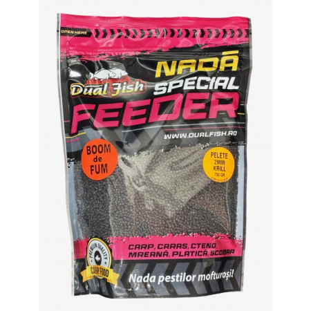 Produse - Pelete Boom Fum 2mm Krill 750g Dual Fish