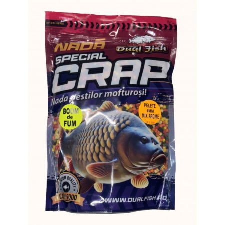 Produse - Pelete Boom Fum 4mm Mix Arome 750g Dual Fish