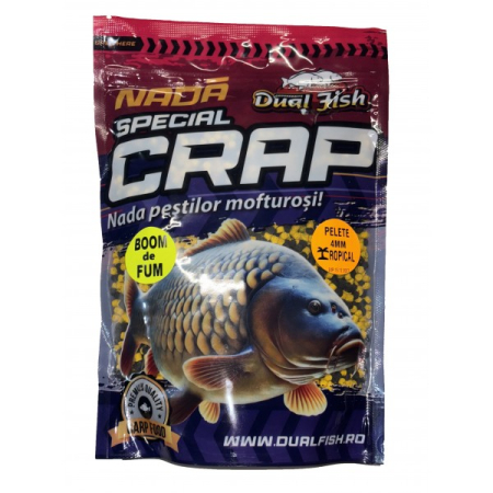Produse - Pelete Boom Fum 4mm Tropical 750g Dual Fish