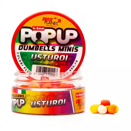 Produse - Pop-Up Dumbells Minis Usturoi 4-5mm – Finete și Atractie