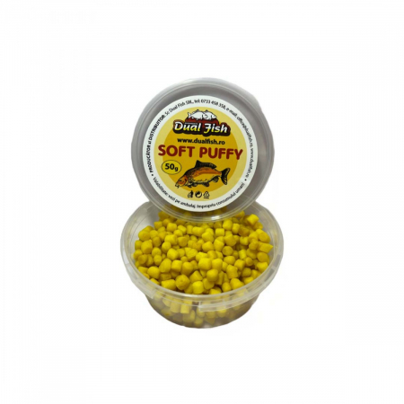 Produse - Puffy Soft Mini Ananas Galben 50g – Momeală Dual Fish
