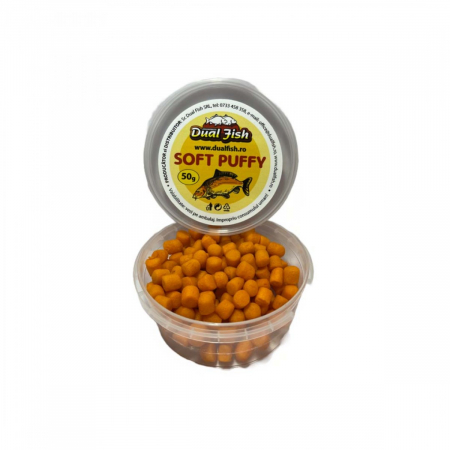 Produse - Puffy Soft Scoică Portocaliu 50g – Atragere Naturală Crap