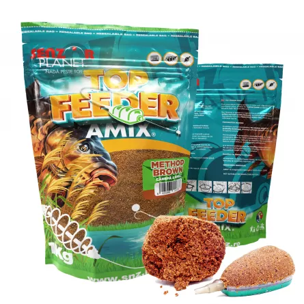Produse - Top Feeder AMIX Brown 1kg – Nada echilibrată, bogată în proteine