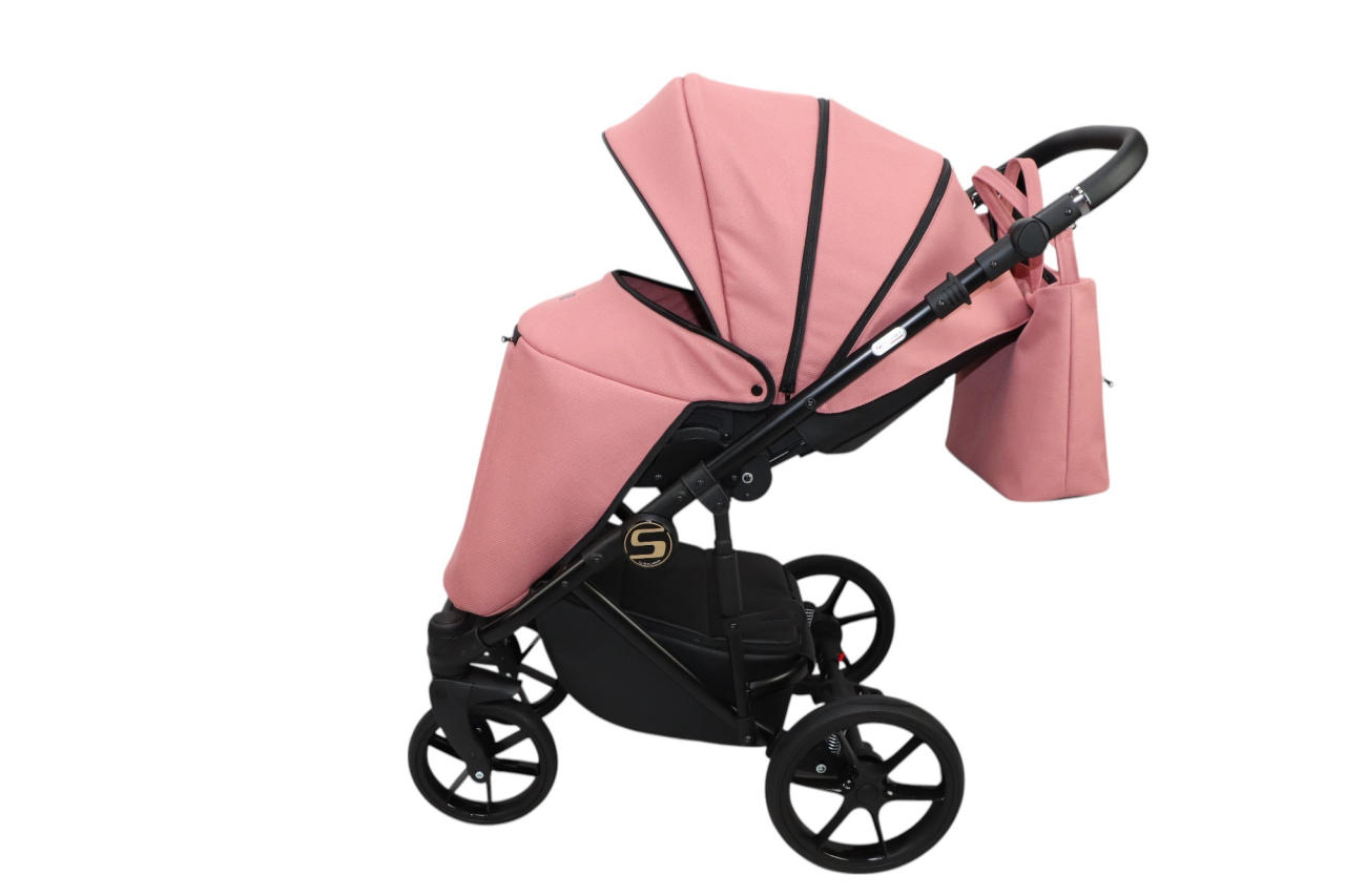 Cărucior 4 în 1 Sojan Stilo Standard Roz Coral [5]