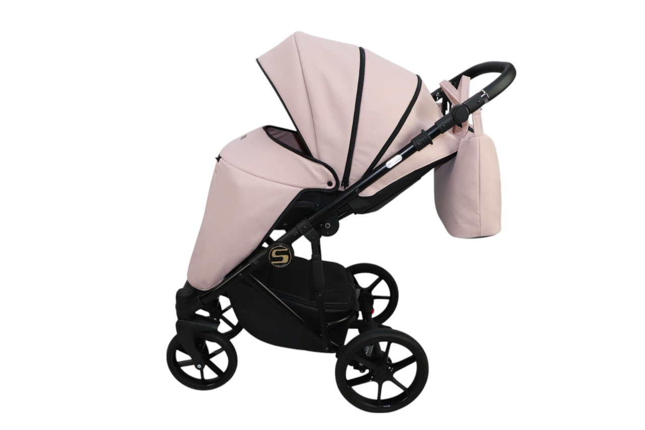 Cărucior 4 în 1 Sojan Stilo Standard Roz Pal [6]