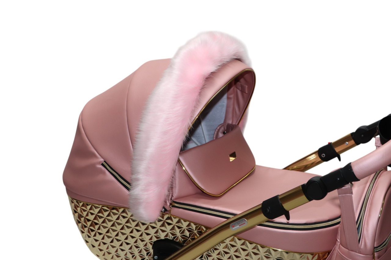 Vulpiță Decorativă pentru Copertina Căruciorului – Roz [2]