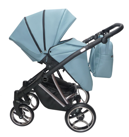 Cărucior 4 în 1 Sojan Agix Extra Bleu cu Cadru Negru [1]