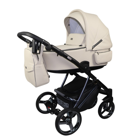 Cărucioare unisex - Cărucior 4 în 1 Sojan Cavax Extra Bej cu Cadru Negru
