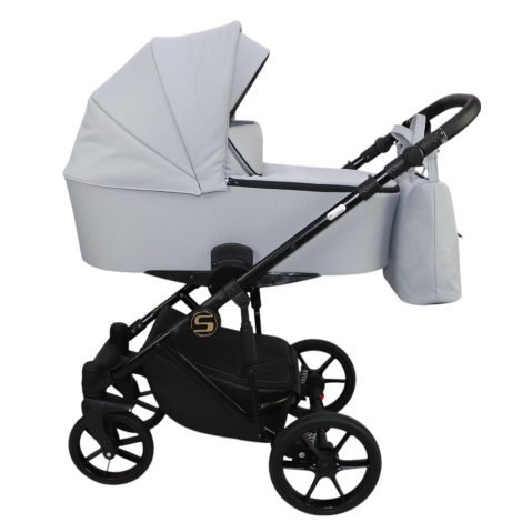 Cărucioare din material textil - Cărucior 4 în 1 Sojan Stilo Standard Gri Perlat